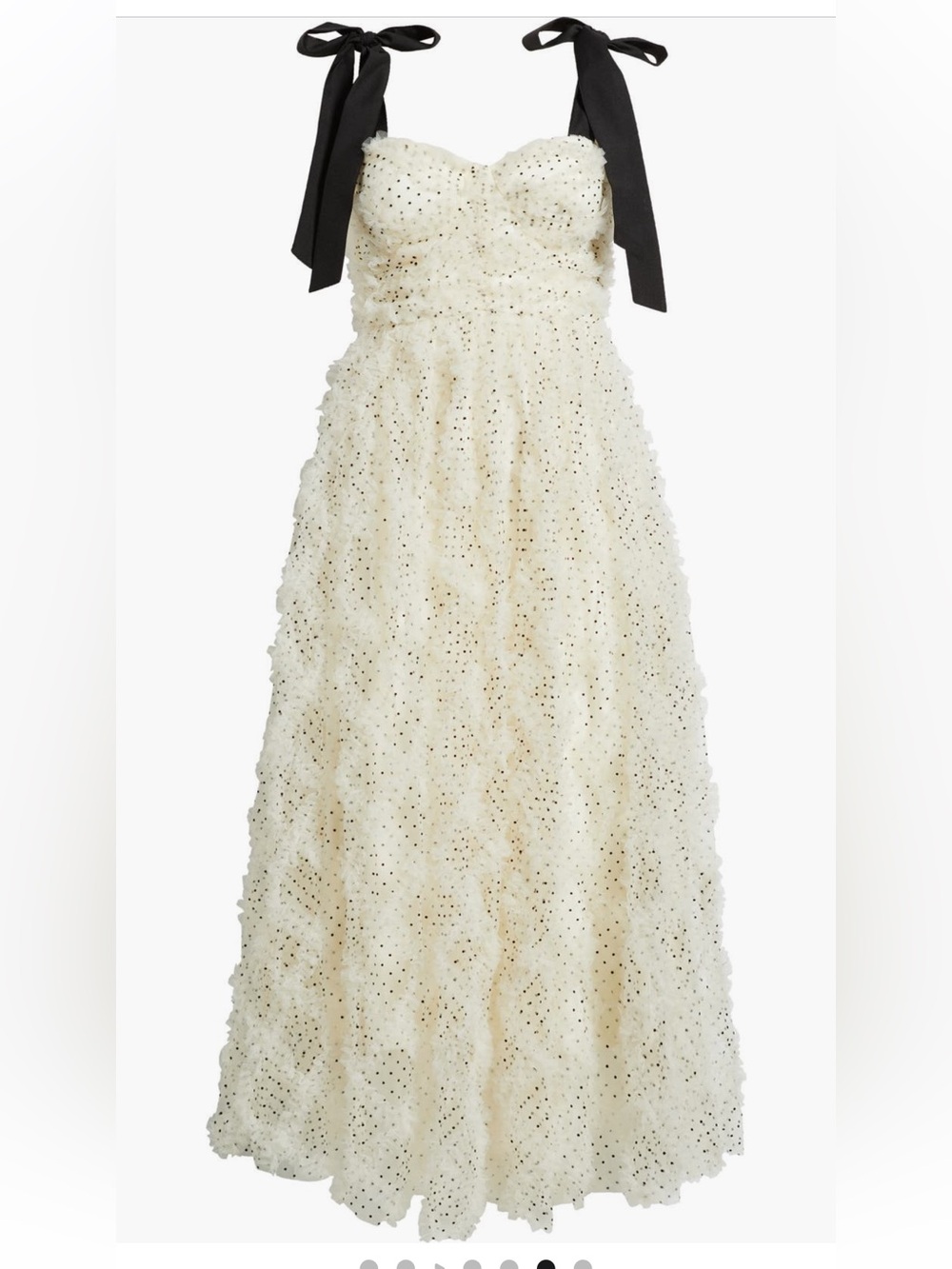 New with Tags Moon River Tulle Corset Bodice Midi Dress